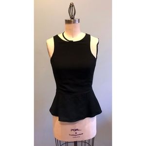 Express Sleeveless Peplum Top